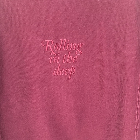Adele Rolling in the Deep Burgundy Crewneck - Picture 2 of 6